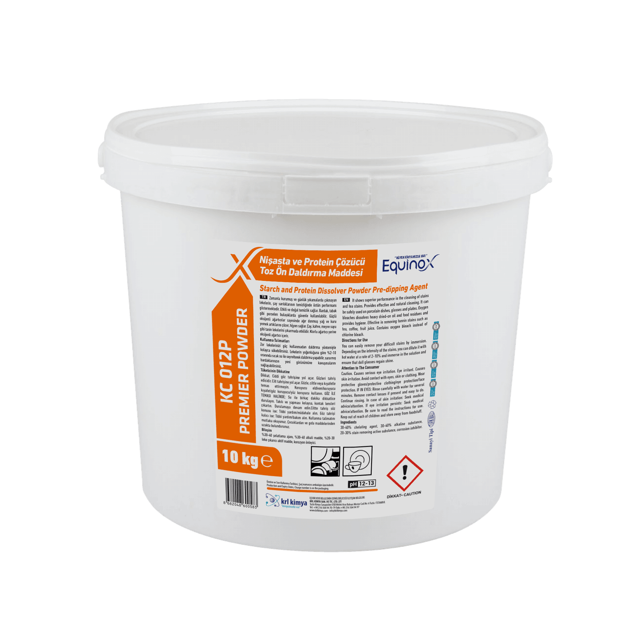 Nişasta ve Protein Çözücü Toz Ön Daldırma Maddesi 10 kg