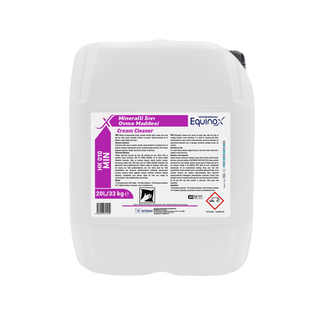 Mineralli Sıvı Ovma Maddesi 33 kg
