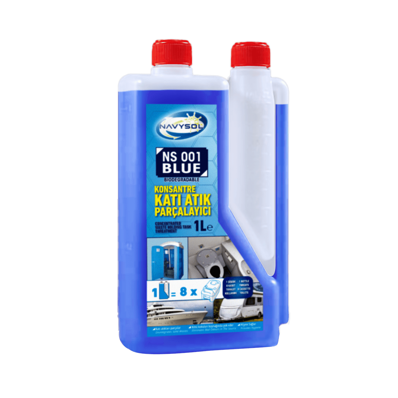Kaset Tuvalet Katı Atık Parçalayıcı ve Koku Giderici 1 kg