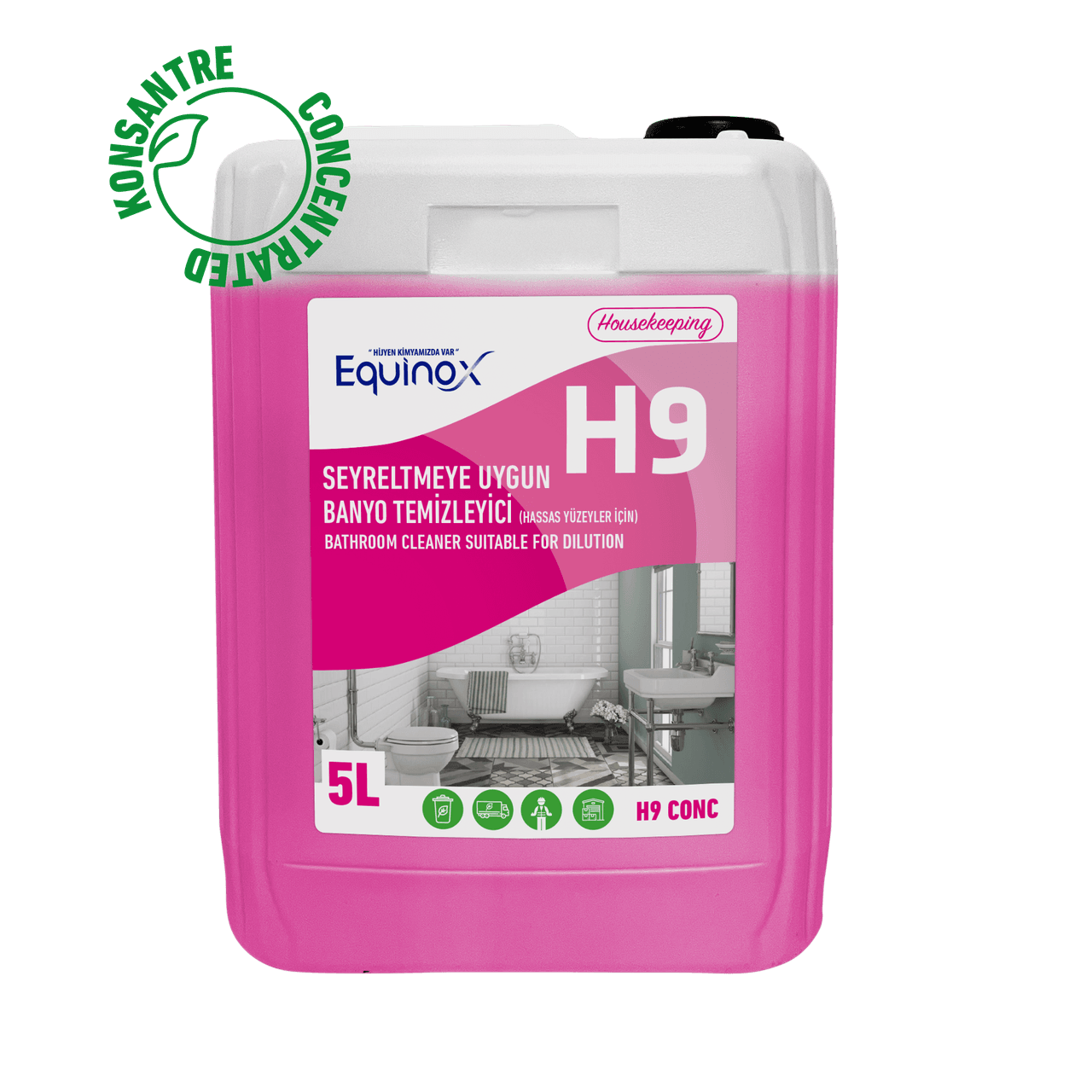Konsantre Asidik Banyo Temizleyici 5 kg