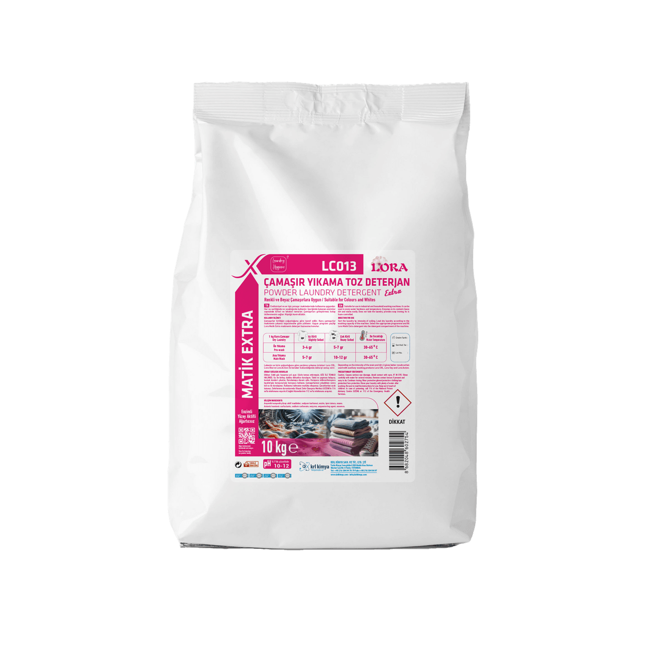 Ağartıcılı Ana Yıkama Deterjanı 10 kg